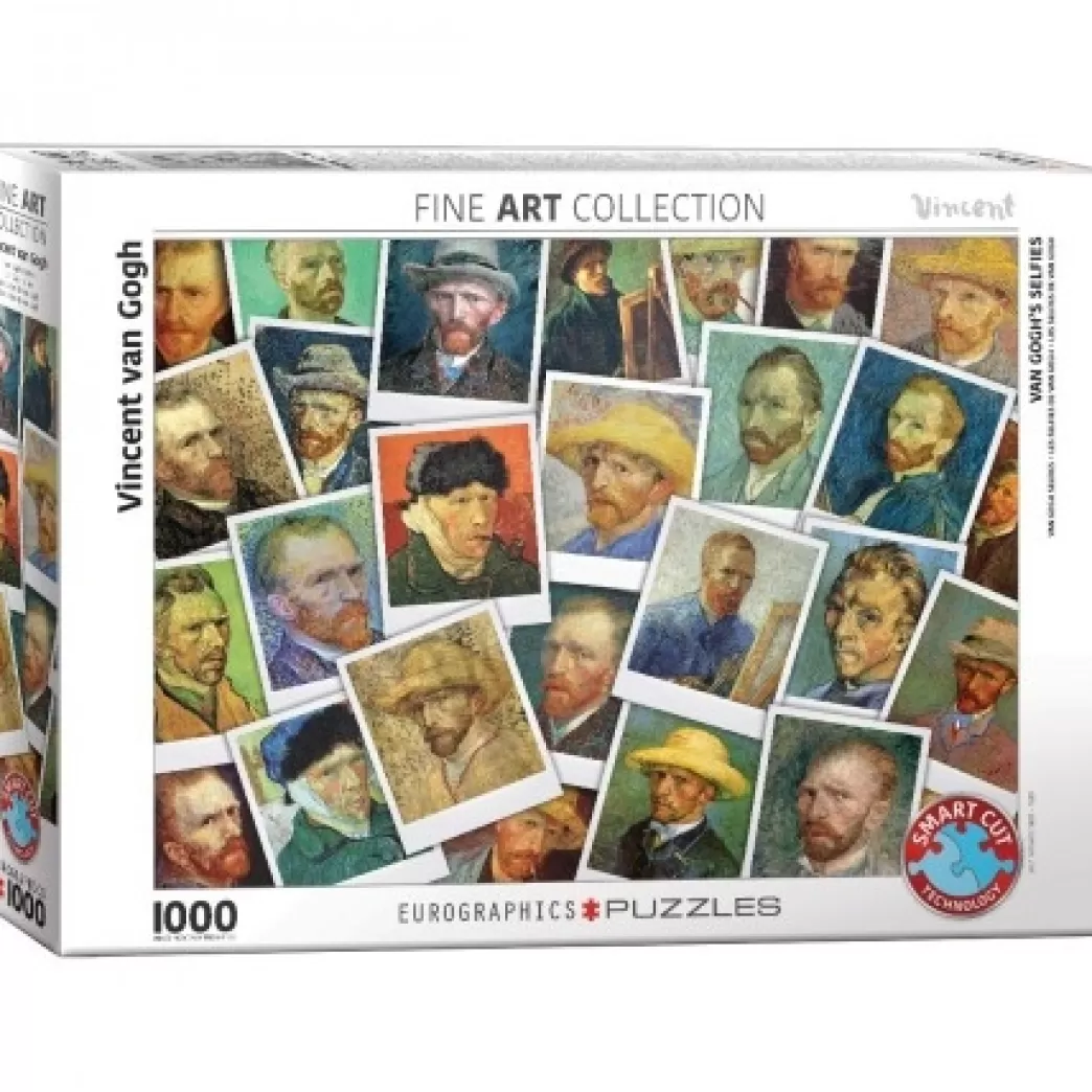 Eurographics Collage Puzzels>: Van Gogh's Selfies (1000) Kunstpuzzel