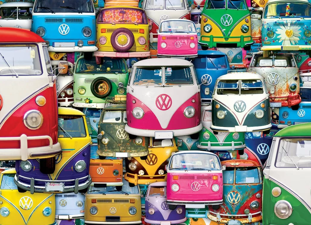 Eurographics Volkswagen Puzzels>: Vw Funky Jam (1000) Volkswagenpuzzel