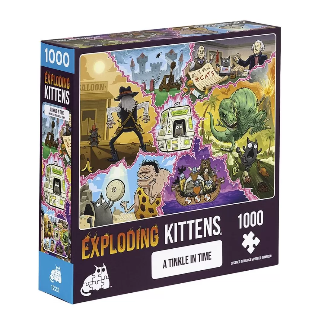 Exploding Kittens Kattenpuzzels>: A Tinkle In Time (1000) Legpuzzel