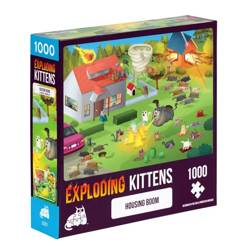 Exploding Kittens Kattenpuzzels>: Housing Boom (1000) Legpuzzel