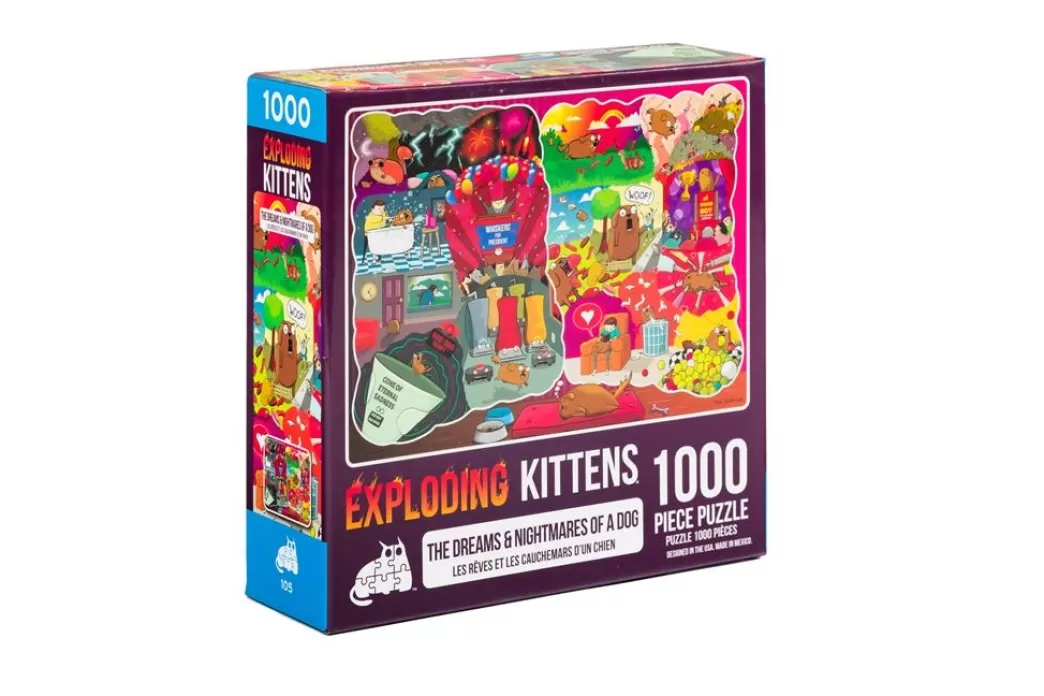 Exploding Kittens Hondenpuzzels>: The Dreams And Nightmares Of A Dog (1000) Hondenpuzzel