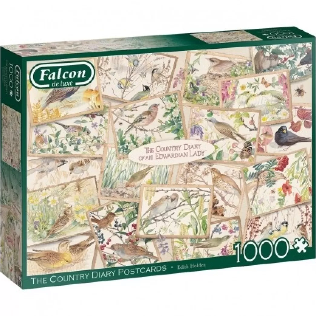 Falcon Vogelpuzzels>: The Country Diary Postcards (1000) Legpuzzel