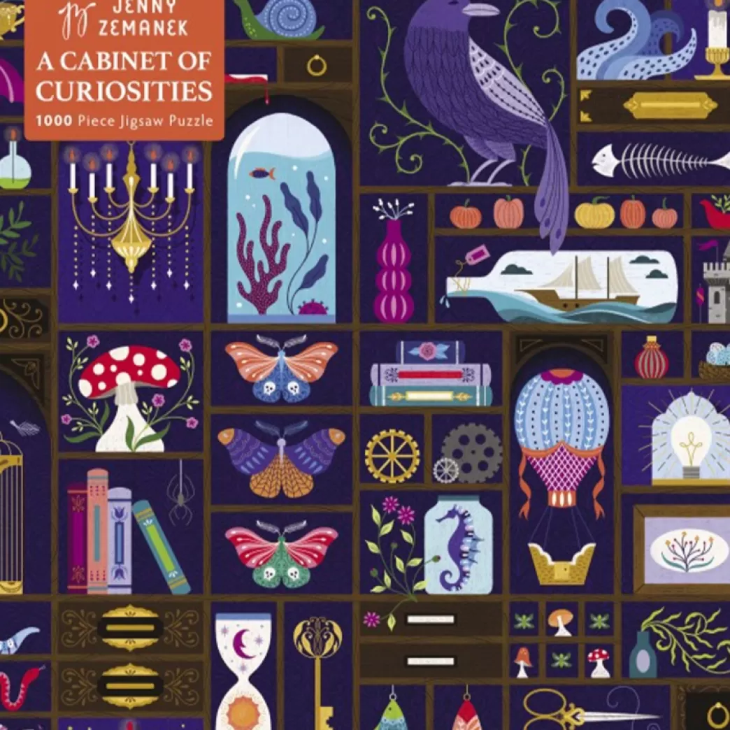 Flame Tree Publishing Collage Puzzels>Flame Tree: A Cabinet Of Curiosities (1000) Legpuzzel