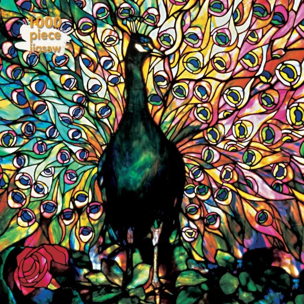 Flame Tree Publishing Vogelpuzzels>Flame Tree: Displaying Peacock (1000) Legpuzzel
