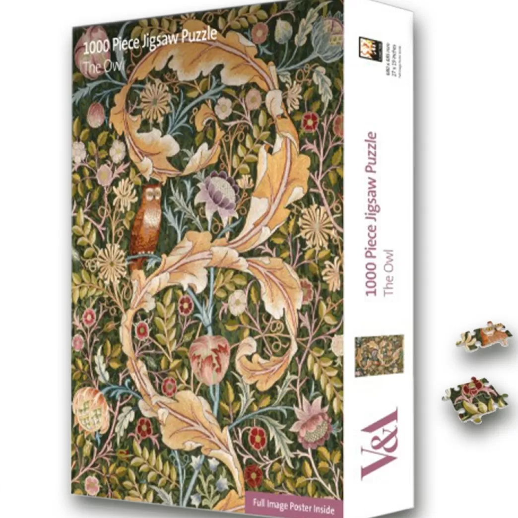 Flame Tree Publishing Vogelpuzzels>: The Owl (1000) Verticale Puzzel