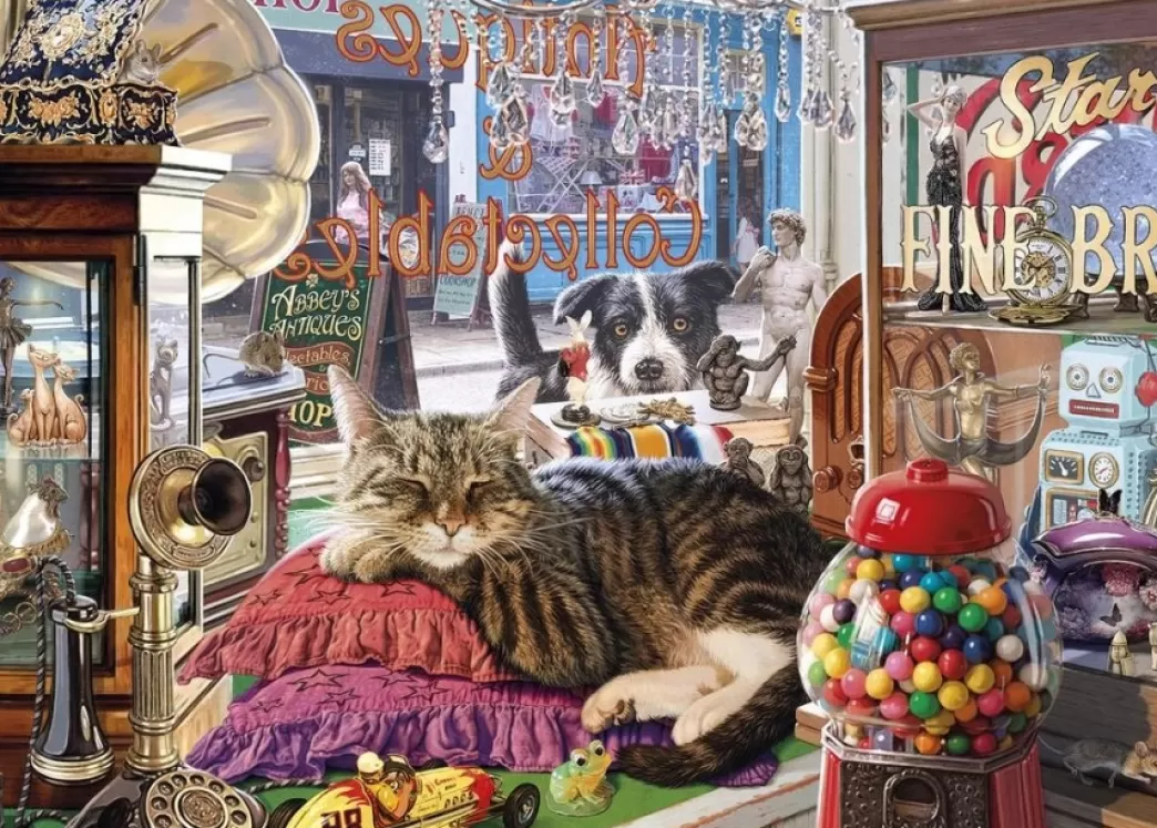 Gibsons Kattenpuzzels>: Abbey's Antique Shop - Steve Read (1000)