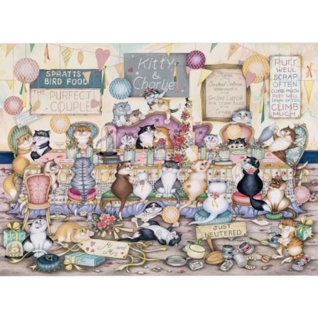 Gibsons Kattenpuzzels>: Happy Ever After - Linda Jane Smith (1000) Kattenpuzzel