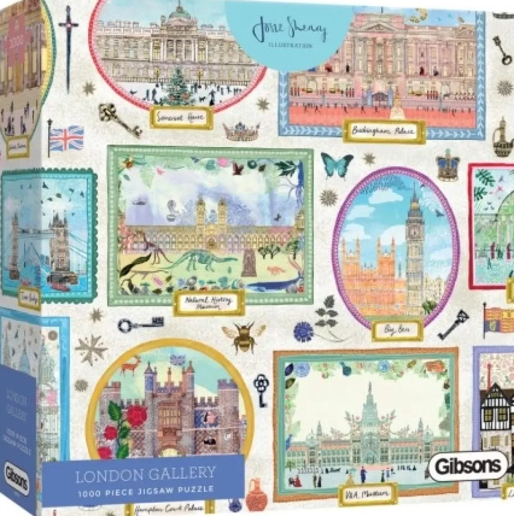 Gibsons Collage Puzzels>: London Gallery (1000) Legpuzzel