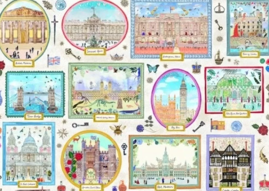 Gibsons Collage Puzzels>: London Gallery (1000) Legpuzzel