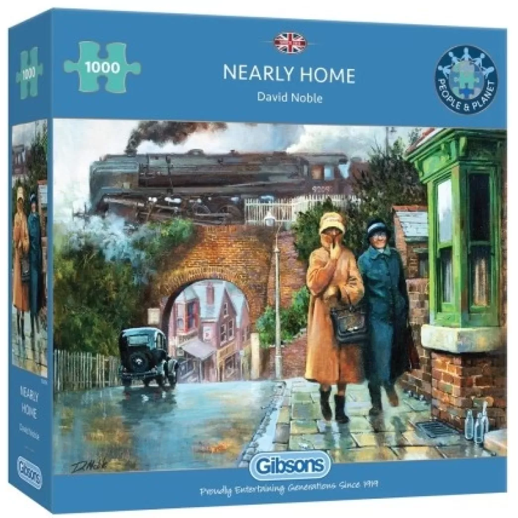 Gibsons Treinpuzzels>: Nearly Home (1000) Treinpuzzel