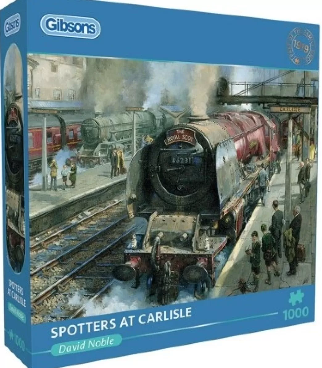 Gibsons Treinpuzzels>: Spotters At Carlisle (1000) Treinpuzzel