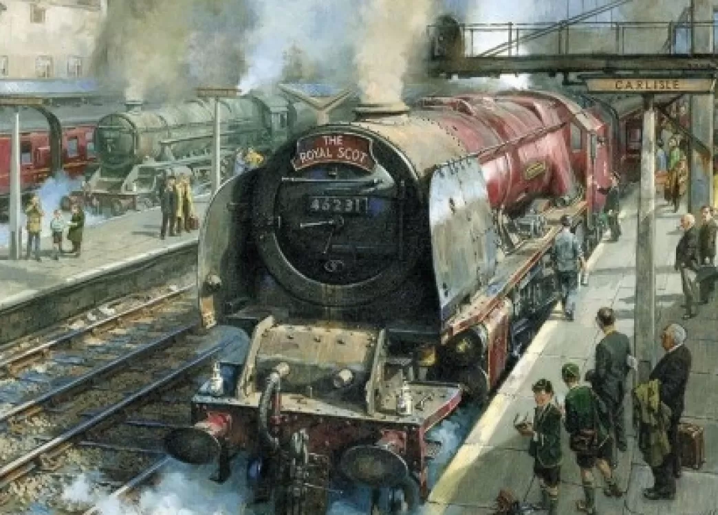 Gibsons Treinpuzzels>: Spotters At Carlisle (1000) Treinpuzzel
