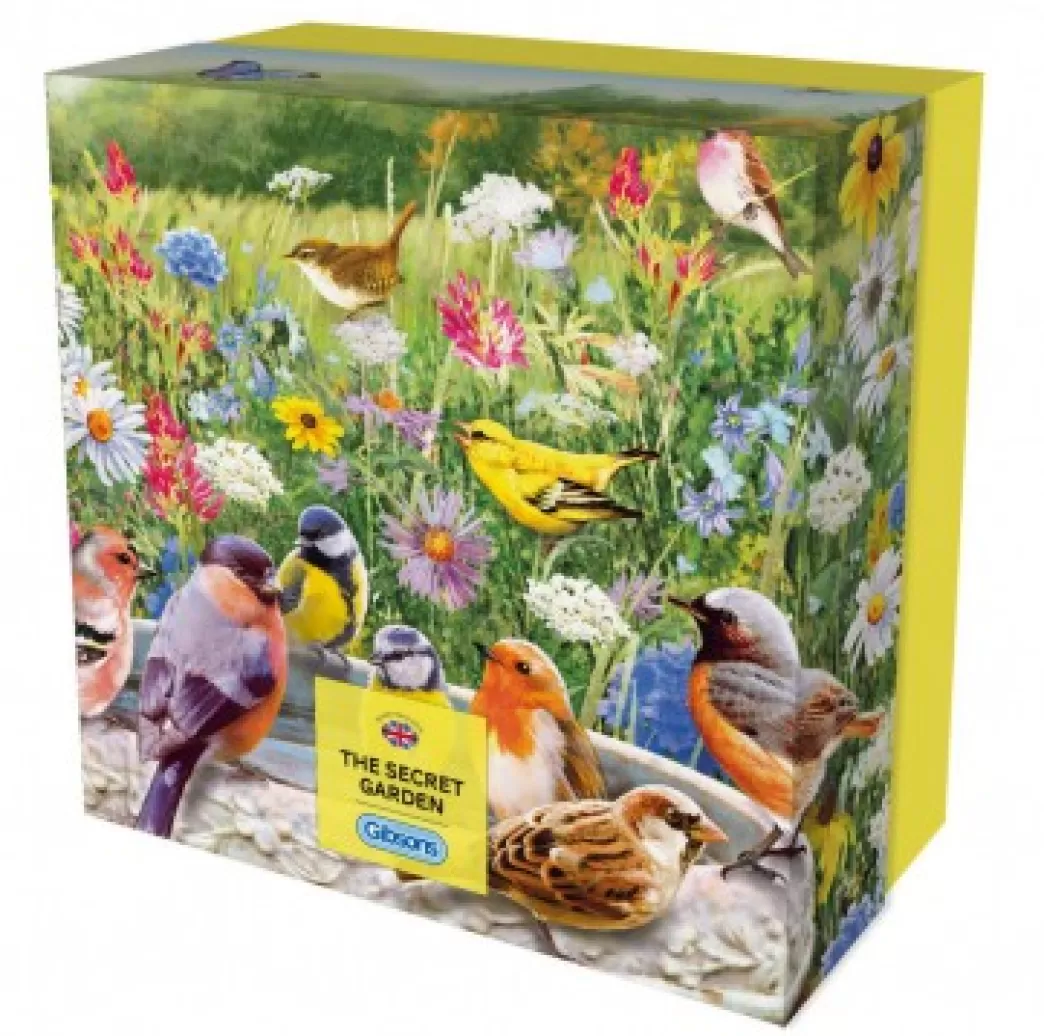 Gibsons Vogelpuzzels>: The Secret Garden Giftbox (500) Legpuzzel