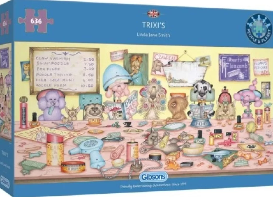 Gibsons Hondenpuzzels>: Trixi's (636) Panoramapuzzel
