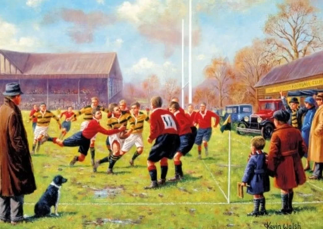 Gibsons Voetbal Puzzels>: View From The Sidelines (2X500) Legpuzzels
