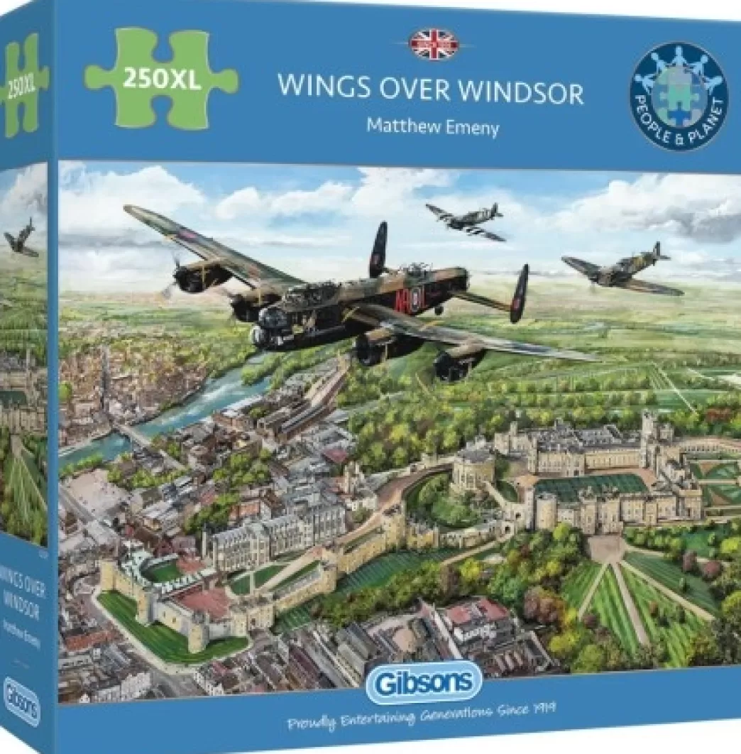 Gibsons Vliegtuigpuzzels>: Wings Over Windsor (250Xl) Vliegtuigpuzzel