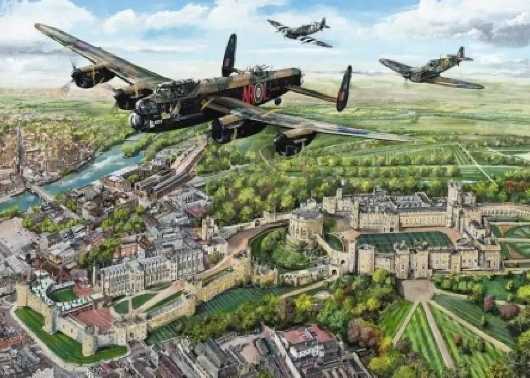 Gibsons Vliegtuigpuzzels>: Wings Over Windsor (250Xl) Vliegtuigpuzzel