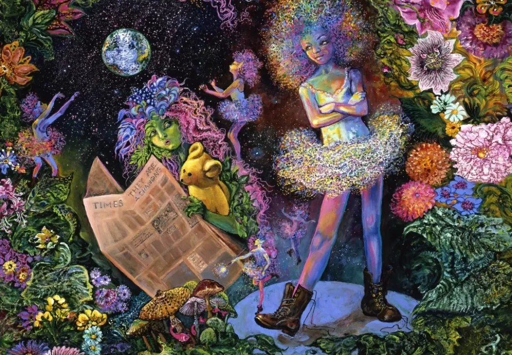 Grafika Fantasy Puzzels>: Josephine Wall - Bovver Boot Ballet (1000) Legpuzzel