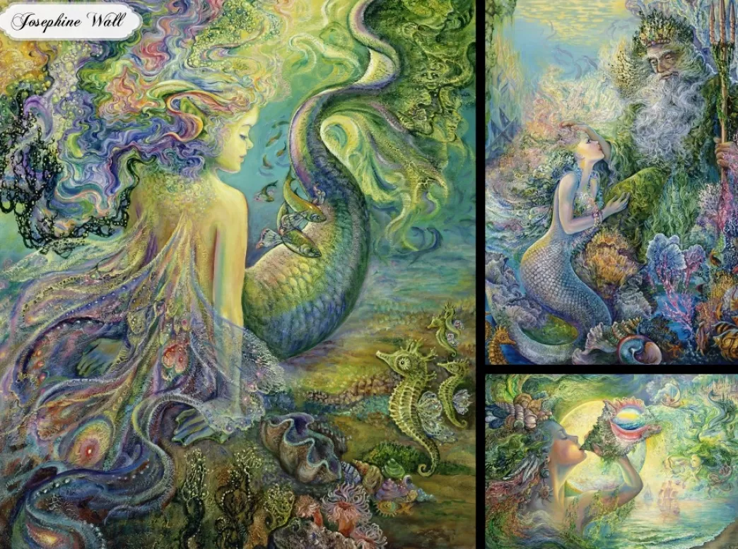Grafika Fantasy Puzzels>: Josephine Wall - Collage (2000) Legpuzzel