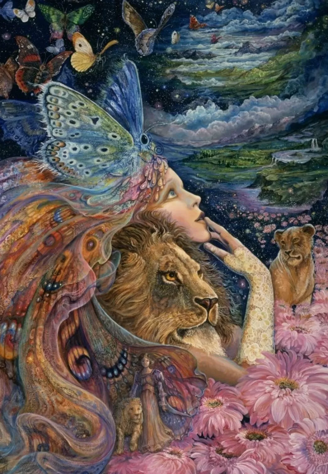 Grafika Vlinderpuzzels>: Josephine Wall - Heart And Soul (1000) Verticale Puzzel