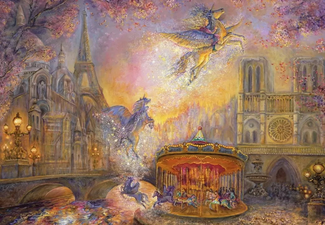 Grafika Fantasy Puzzels>: Josephine Wall - Magical Merry Go Round (1000) Legpuzzel