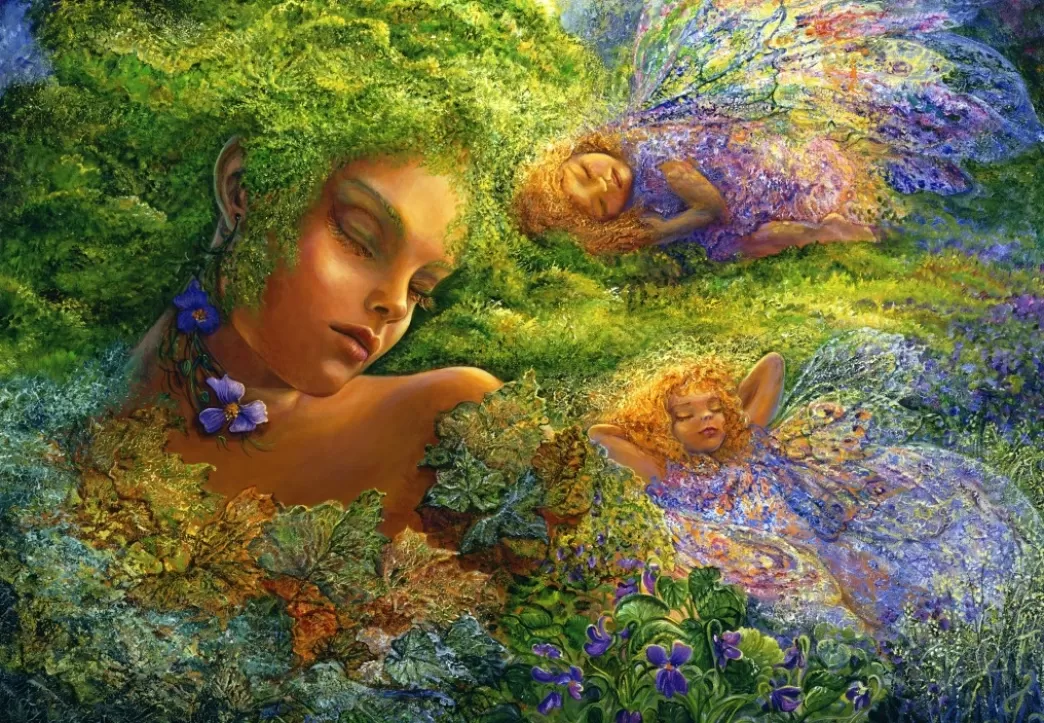 Grafika Fantasy Puzzels>: Josephine Wall - Moss Maiden (1000) Legpuzzel
