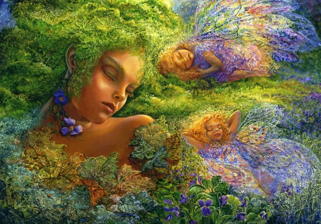 Grafika Fantasy Puzzels>: Josephine Wall - Moss Maiden (1000) Legpuzzel