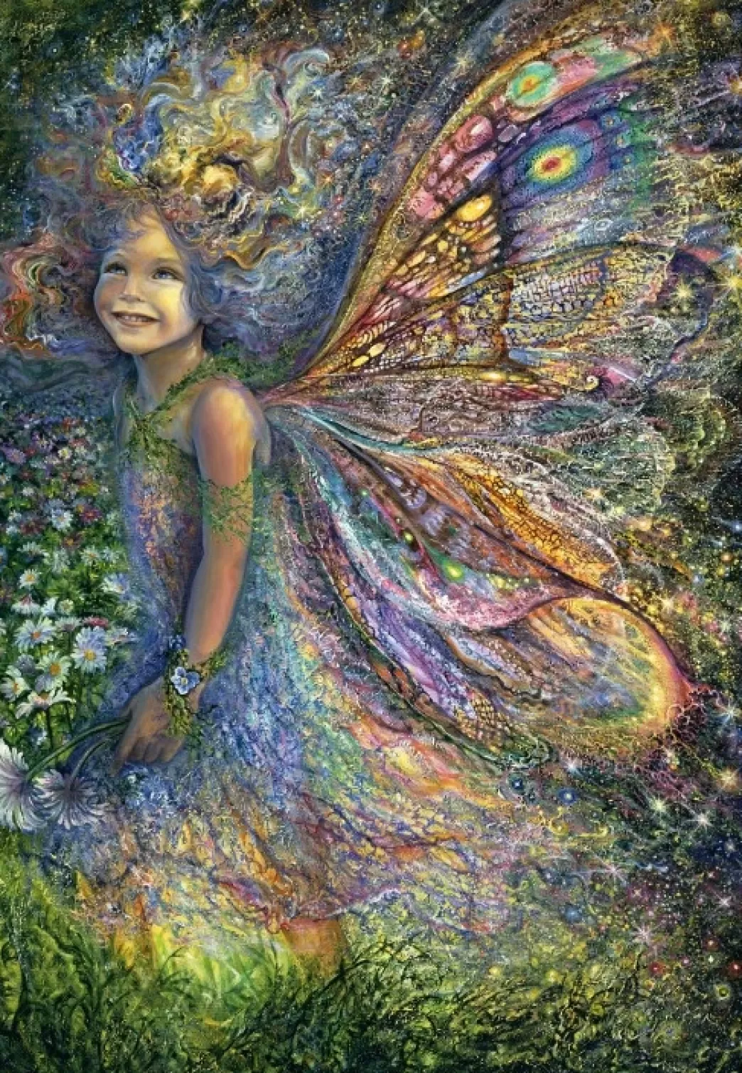Grafika Fantasy Puzzels>: Josephine Wall - The Wood Fairy (1000) Verticale Puzzel