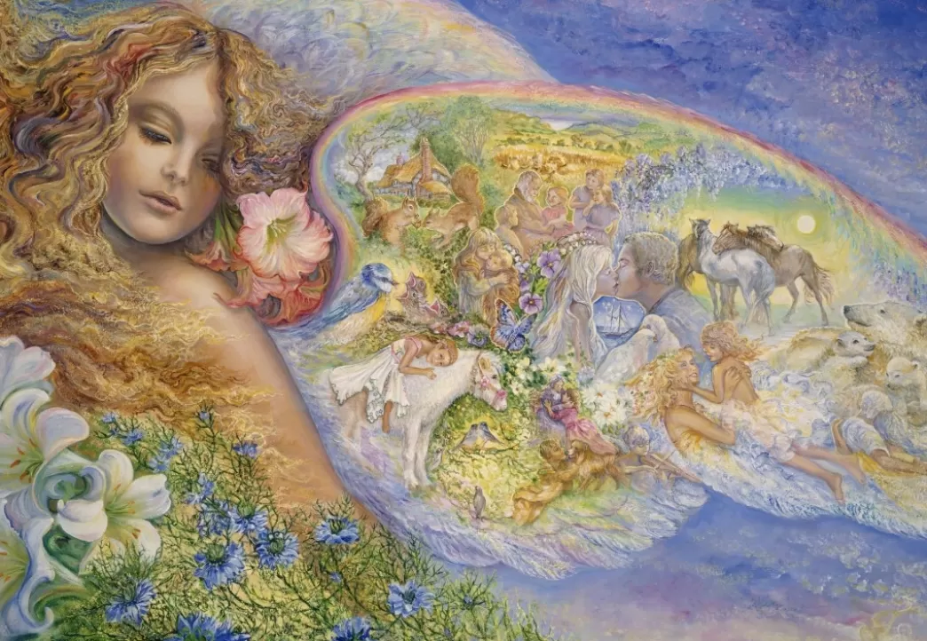Grafika Fantasy Puzzels>: Josephine Wall - Wings Of Love (1000) Legpuzzel