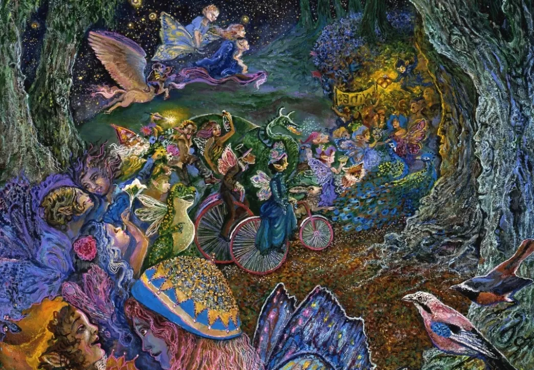 Grafika Fantasy Puzzels>: Josephine Wall - Wings Parade (1000) Legpuzzel