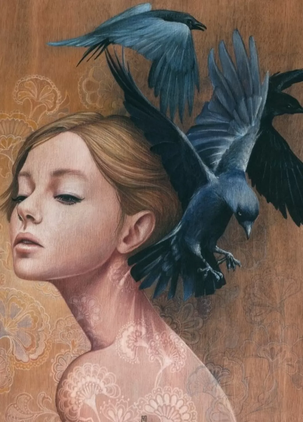 Grafika Vogelpuzzels>: Misstigri - Corbeaux (1500) Verticale Puzzel