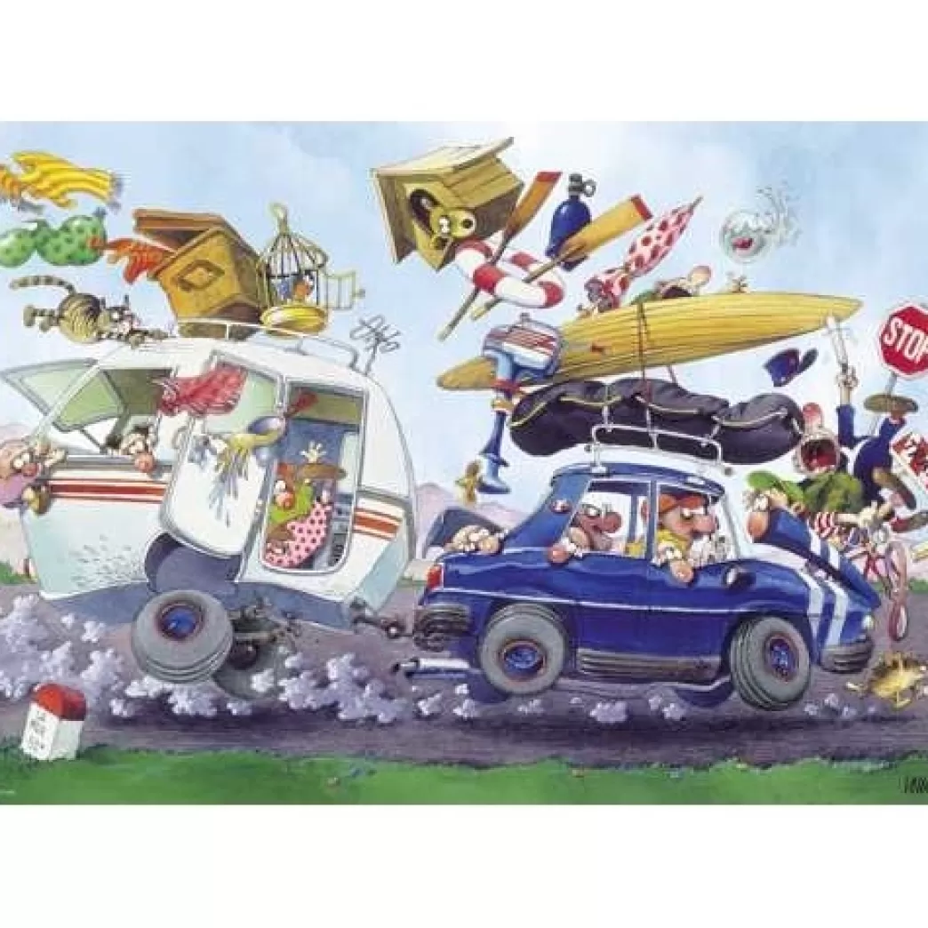 Heye Autopuzzels>: Cartoon Classics - Off On Holiday (500) Legpuzzel