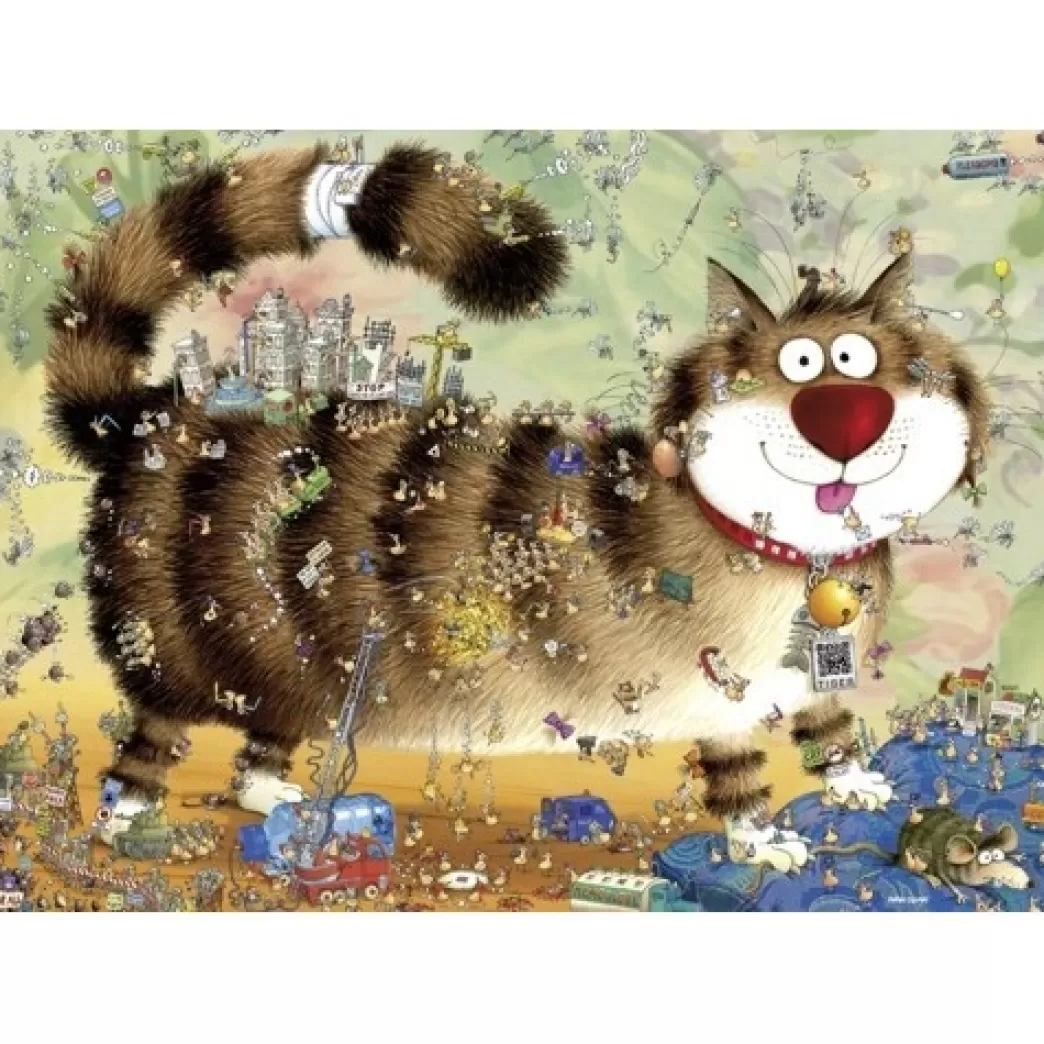 Heye Kattenpuzzels>: Cat's Life - Degano (1000) Kattenpuzzel
