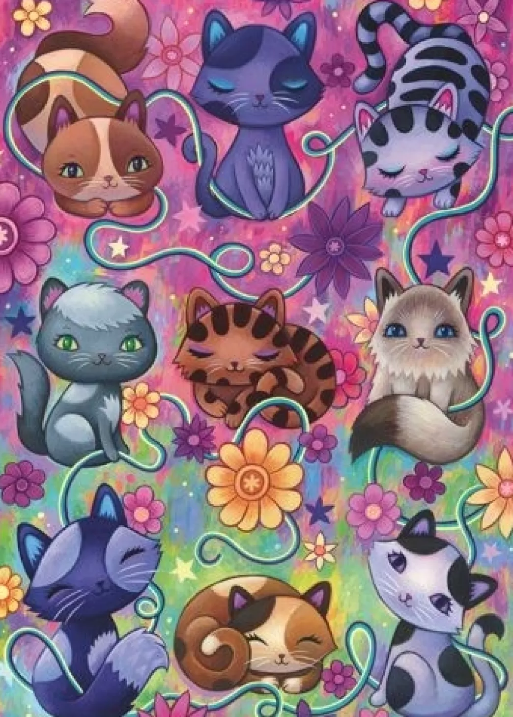 Heye Kattenpuzzels>: Dreaming - Kitty Cats (1000) Kattenpuzzel