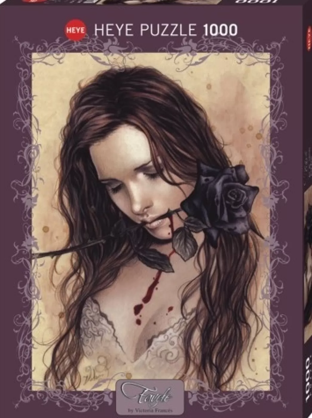 Heye Fantasy Puzzels>: Favole - Dark Rose (1000) Verticale Puzzel