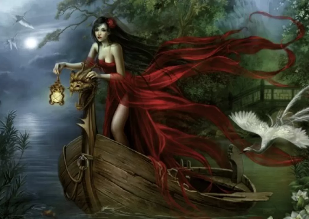 Heye Fantasy Puzzels>: Forgotten - Swans (1000) Legpuzzel