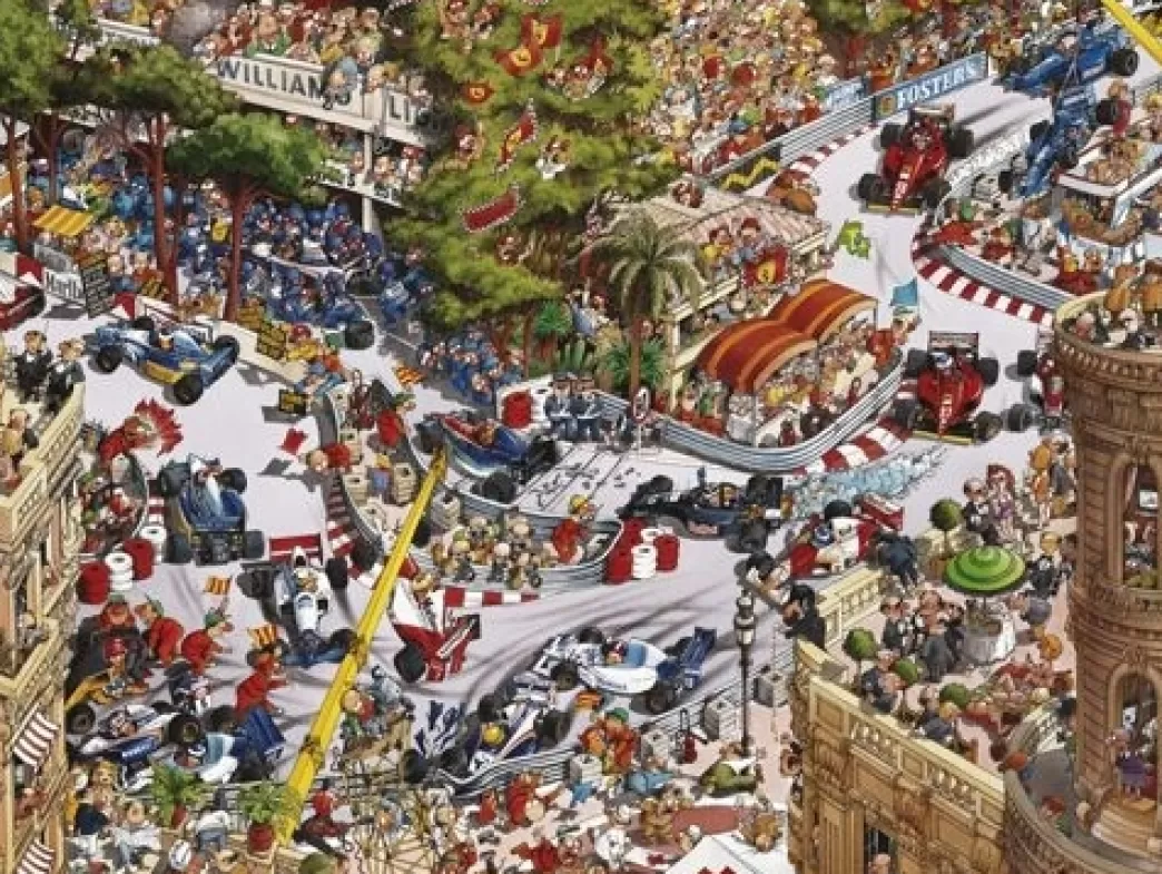 Heye Autopuzzels>: Loup - Monaco Classics (1500) Legpuzzel