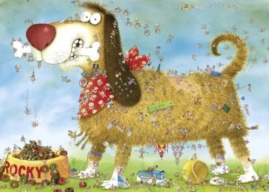 Heye Hondenpuzzels>: Marino Degano - Dog's Life (1000) Hondenpuzzel