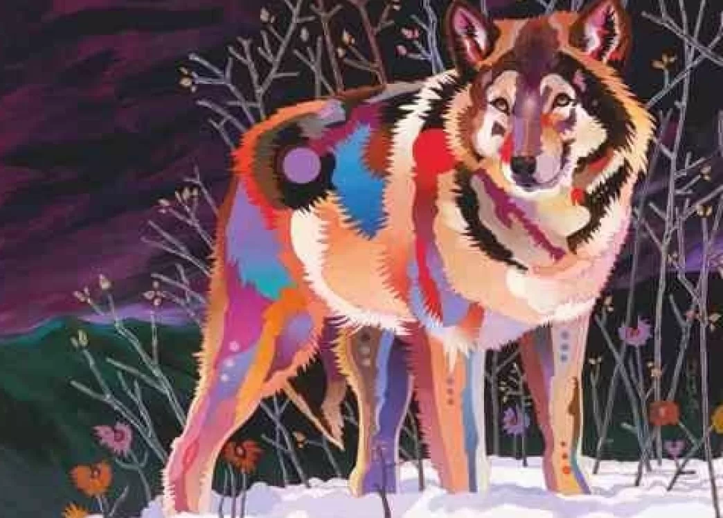 Heye Wolvenpuzzels>: Precious Animals - Night Wolf (1000) Wolvenpuzzel