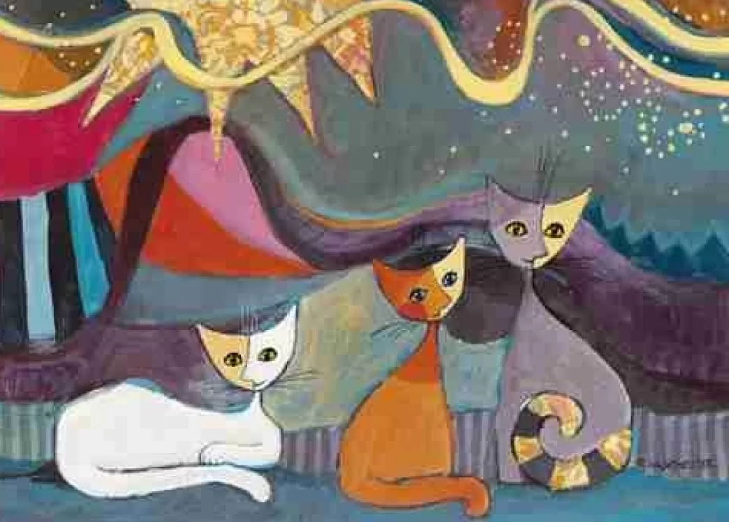 Heye Kattenpuzzels>: Wachtmeister - Yellow Ribbon (1000) Kattenpuzzel