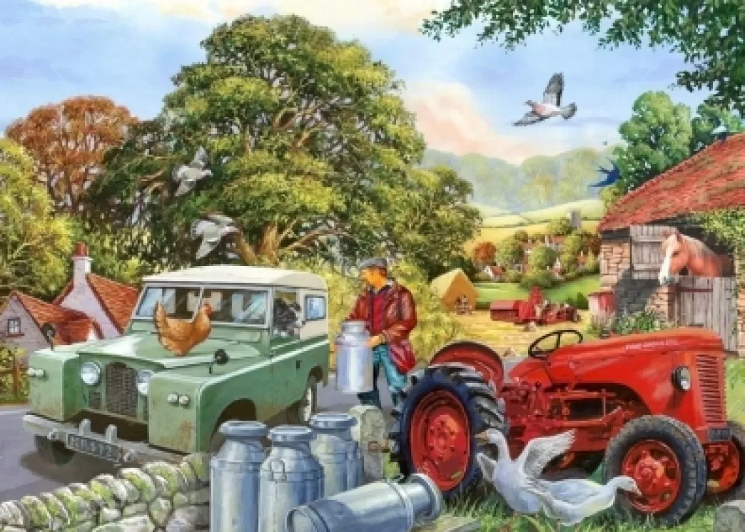 House of Puzzles Hondenpuzzels>: Bob & His Dog (500Big) Legpuzzel