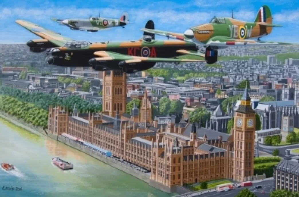 House of Puzzles Vliegtuigpuzzels>: Fly Past (500) Vliegtuigpuzzel