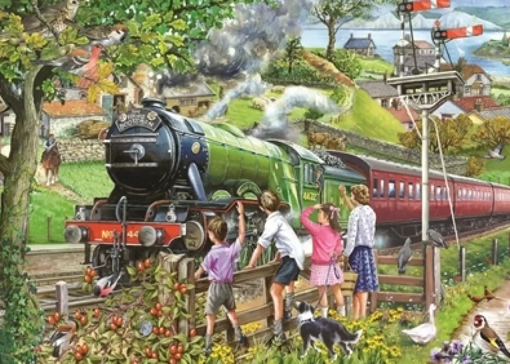 House of Puzzles Treinpuzzels>: Full Steam Ahead (1000) Treinpuzzel