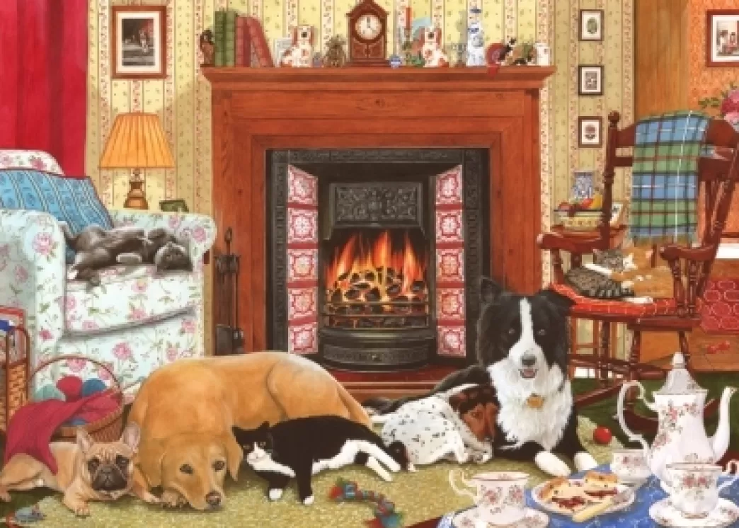 House of Puzzles Hondenpuzzels>: Home Comforts (1000) Legpuzzel