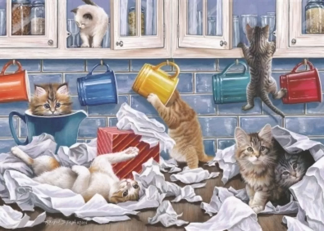 House of Puzzles Kattenpuzzels>: Kitty Litter (250Xl) Legpuzzel