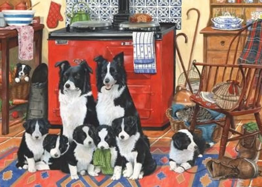 House of Puzzles Hondenpuzzels>: Meet The Family (1000) Hondenpuzzel