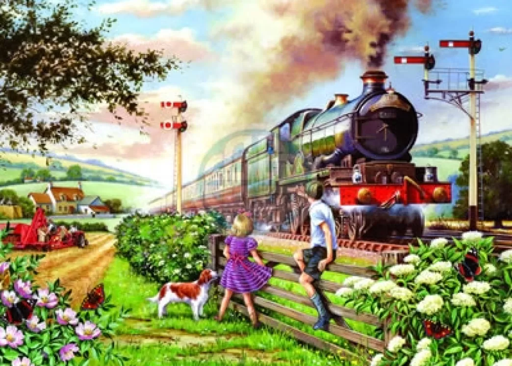 House of Puzzles Treinpuzzels>: Railway Children (500Big) Legpuzzel