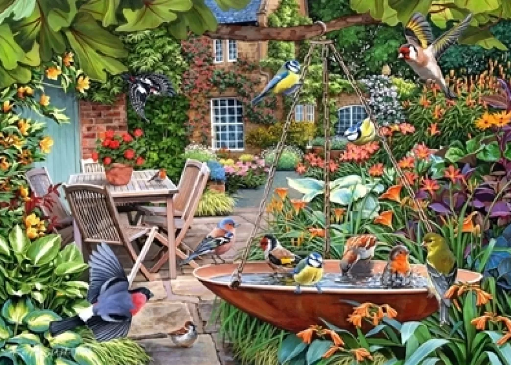 House of Puzzles Vogelpuzzels>: Splashing Around (1000) Vogelpuzzel