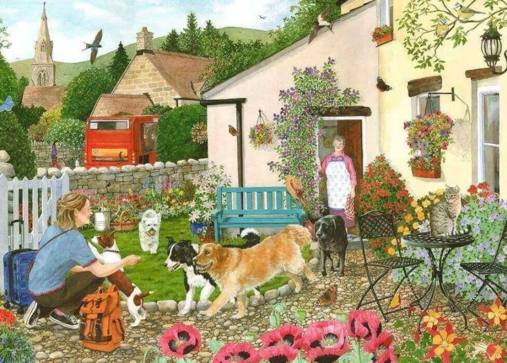 House of Puzzles Hondenpuzzels>: Welcoming Committee (500Big) Legpuzzel