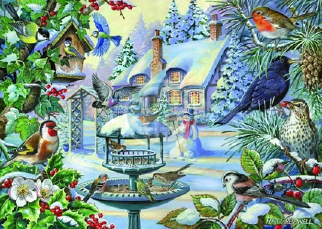 House of Puzzles Vogelpuzzels>: Winter Birds (500Big) Winterpuzzel